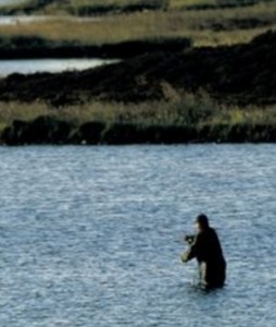 Loch fishing in the Highlands.